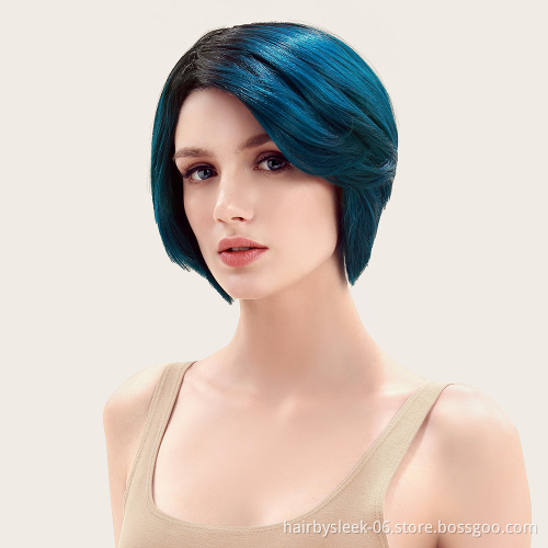 Wholesale Hot Selling Synthetic Wigs for White Women Pixie Cut Short Hair Wig Machine Made Short Synthetic Hair Wigs